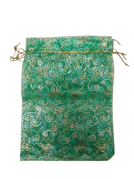 NAV.BOLSA 17X23 MUSELINA VERDE MD